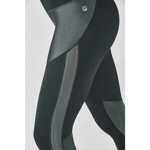 Fabletics Clarice Leggings, Shimmer Panels, Compression New with Tags, Sz L